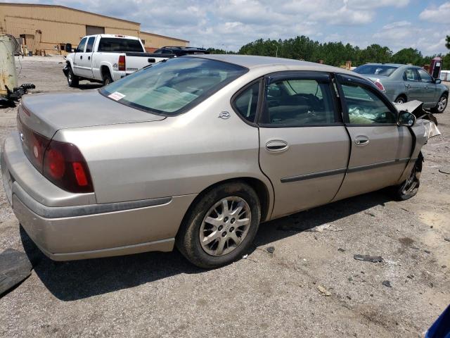 2G1WF55E219227586 - 2001 CHEVROLET IMPALA BEIGE photo 3