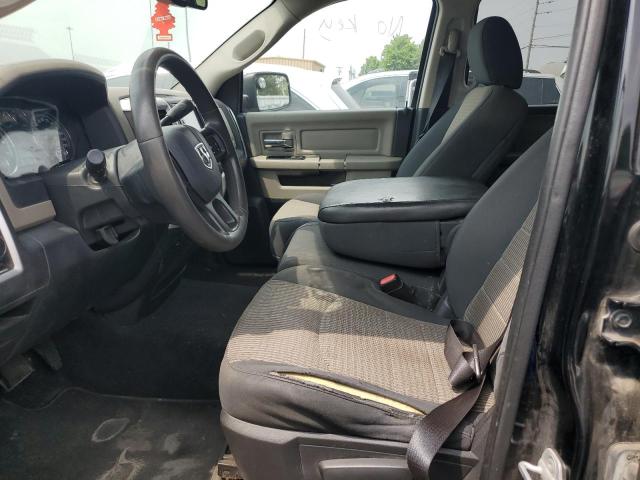 1C6RD6GP4CS242548 - 2012 DODGE RAM 1500 SLT BLACK photo 7