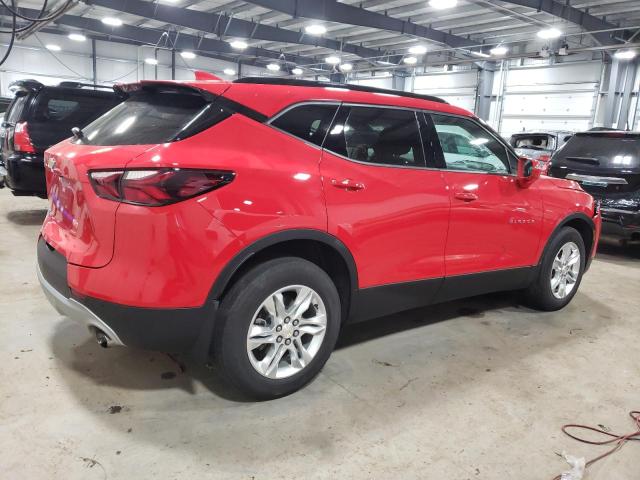 3GNKBGRS4KS573907 - 2019 CHEVROLET BLAZER 2LT RED photo 3