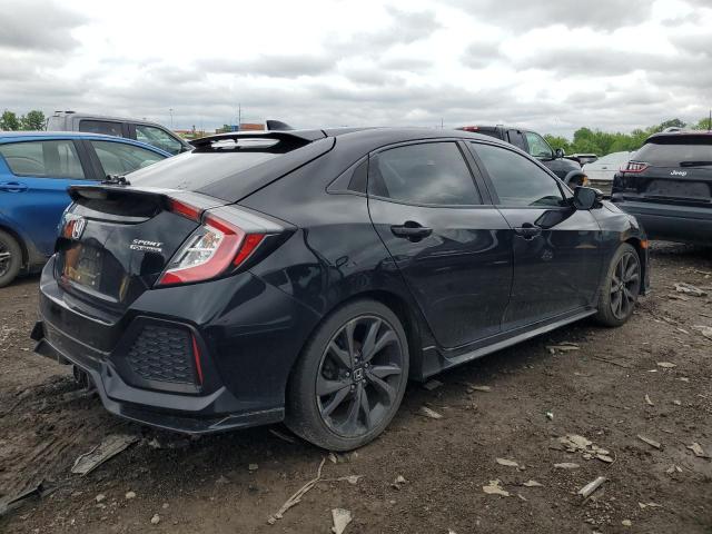 SHHFK7H97HU217380 - 2017 HONDA CIVIC SPORT TOURING BLACK photo 3