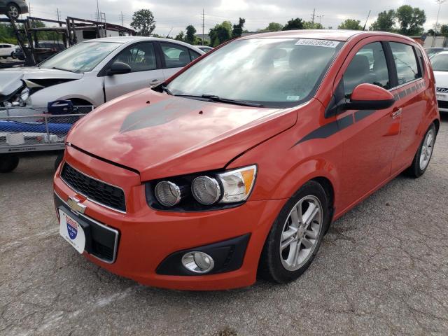 1G1JF6SB6C4160958 - 2012 CHEVROLET SONIC LTZ ORANGE photo 2