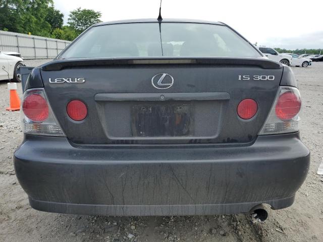 JTHBD192350096350 - 2005 LEXUS IS 300 BLACK photo 6