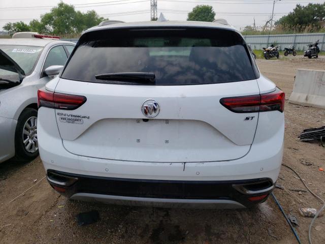 LRBAZLR4XND109632 - 2022 BUICK ENVISION PREFERRED WHITE photo 6