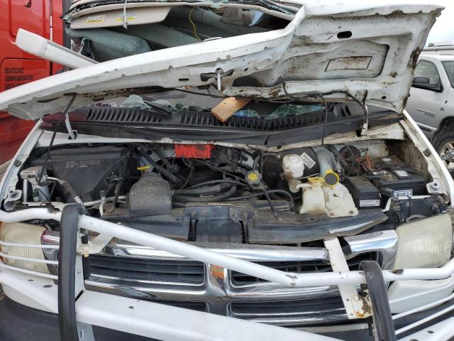 2B6KB31Z12K124558 - 2002 DODGE RAM VAN B3500 WHITE photo 12