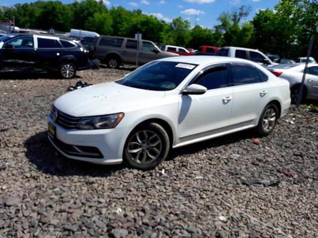 1VWAT7A39HC032224 - 2017 VOLKSWAGEN PASSAT S WHITE photo 1