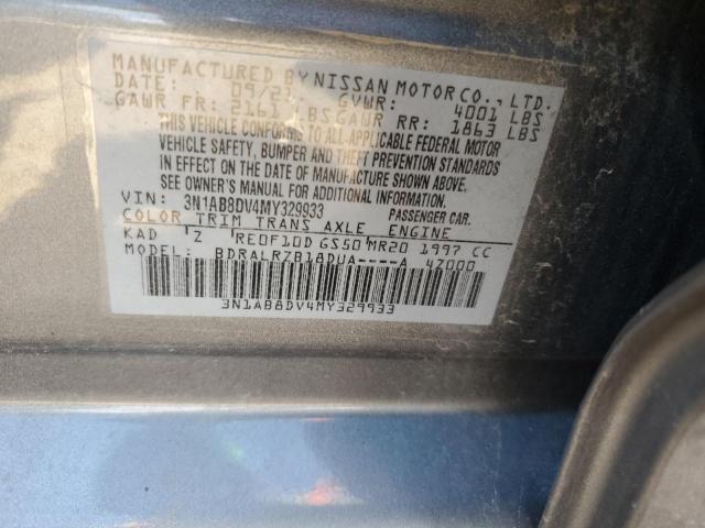 3N1AB8DV4MY329933 - 2021 NISSAN SENTRA SR GRAY photo 12