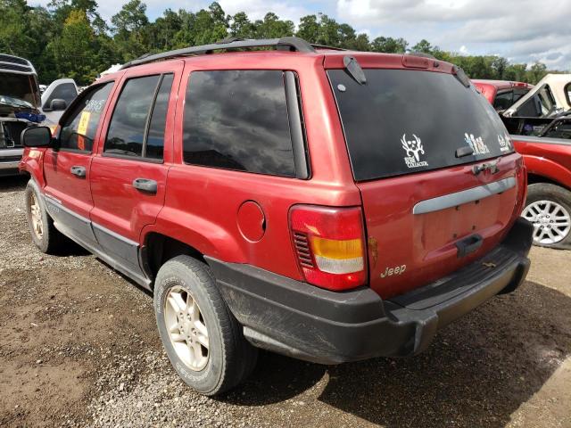 1J4GX48S83C550180 - 2003 JEEP GRAND CHER LAREDO 红色 照片 3