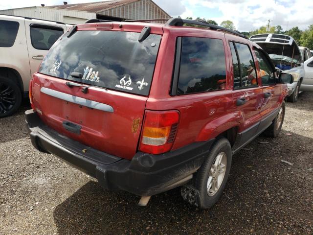 1J4GX48S83C550180 - 2003 JEEP GRAND CHER LAREDO 红色 照片 4