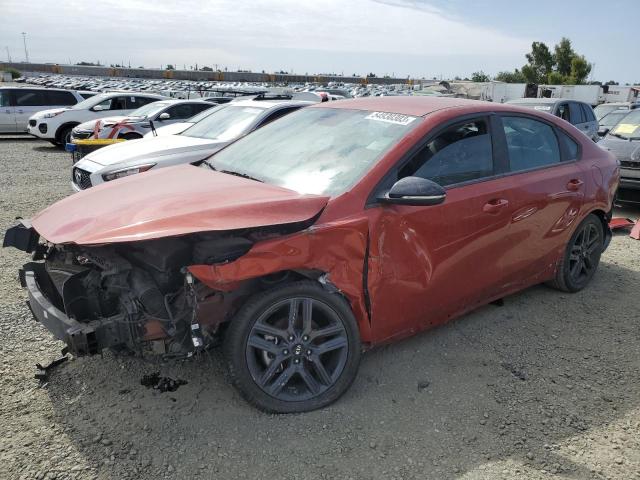 3KPF34AD5LE254972 - 2020 KIA FORTE GT LINE ORANGE photo 1