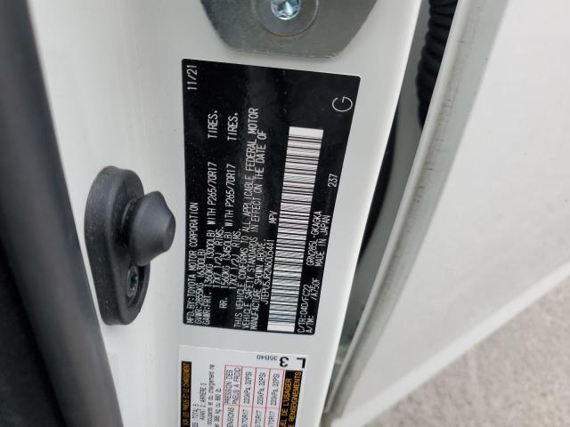 JTEPU5JR2N6005441 - 2022 TOYOTA 4RUNNER SR5/SR5 PREMIUM 白色 照片 13