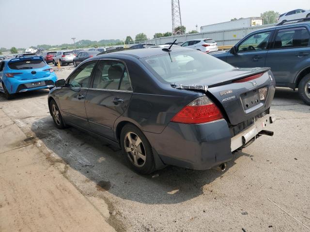 JHMCN36506C001240 - 2006 HONDA ACCORD HYBRID BLUE photo 2