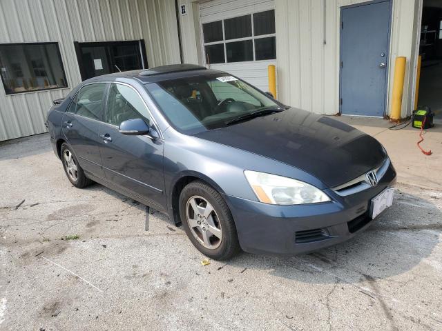 JHMCN36506C001240 - 2006 HONDA ACCORD HYBRID BLUE photo 4