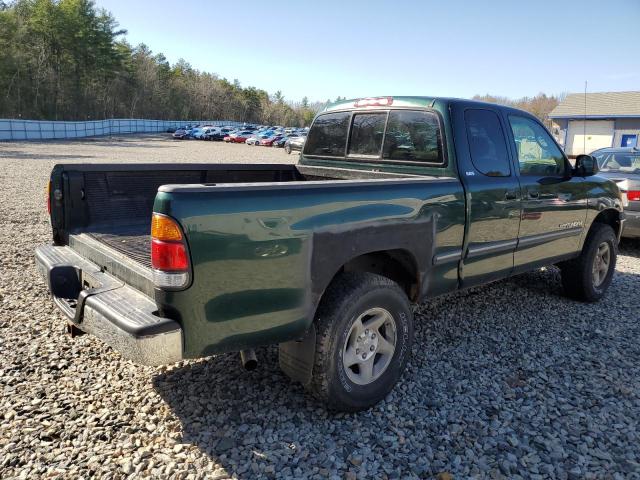 5TBBT44101S209711 - 2001 TOYOTA TUNDRA ACCESS CAB მწვანე ფოტო 3