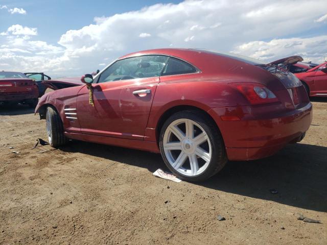 1C3AN69L14X024024 - 2004 CHRYSLER CROSSFIRE LIMITED RED photo 2