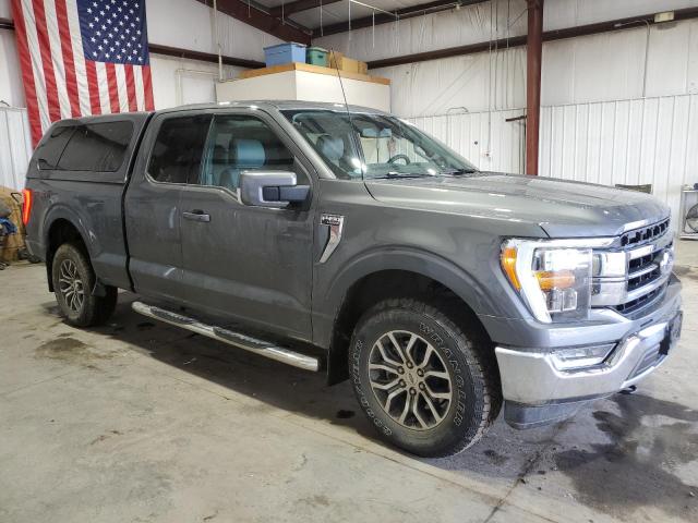 1FTFX1E83MKE05421 - 2021 FORD F150 SUPER CAB GRAY photo 4