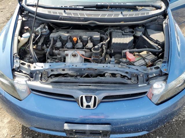 2HGFG12657H519484 - 2007 HONDA CIVIC LX BLUE photo 11