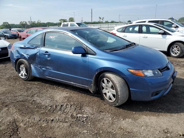 2HGFG12657H519484 - 2007 HONDA CIVIC LX BLUE photo 4