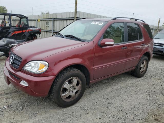 4JGAB54E42A346045 - 2002 MERCEDES-BENZ ML 320 MAROON photo 1