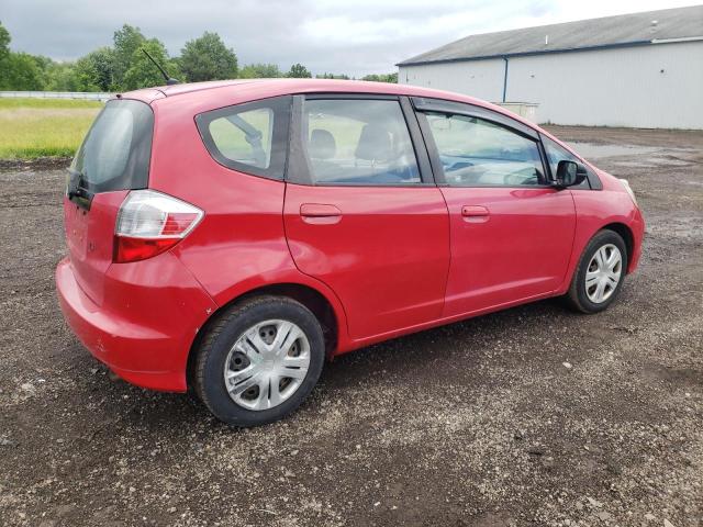 JHMGE8G24AS006989 - 2010 HONDA FIT RED photo 3