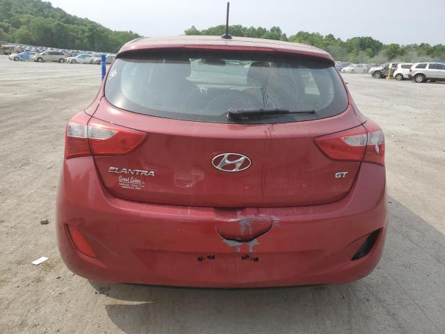 KMHD35LH1HU382143 - 2017 HYUNDAI ELANTRA GT RED photo 6