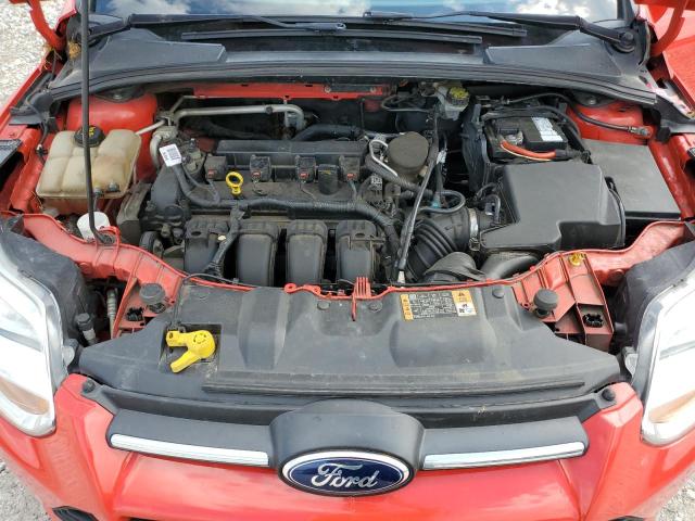 1FADP3F29EL400853 - 2014 FORD FOCUS SE RED photo 11