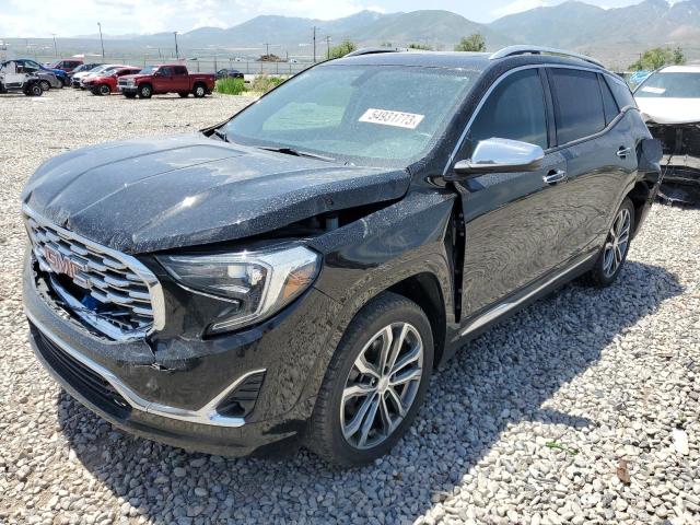 3GKALXEX0JL144702 - 2018 GMC TERRAIN DENALI BLACK photo 1