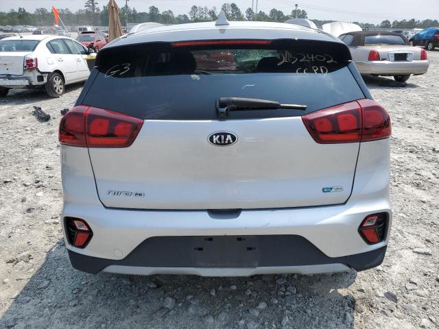 KNDCB3LC9L5397407 - 2020 KIA NIRO LX SILVER photo 6