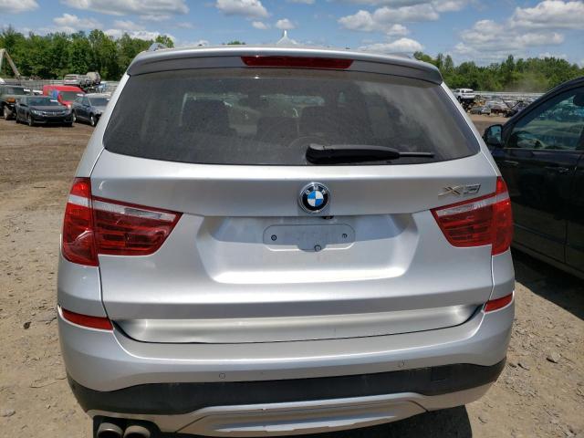 5UXWX9C56F0D48400 - 2015 BMW X3 XDRIVE28I SILVER photo 6