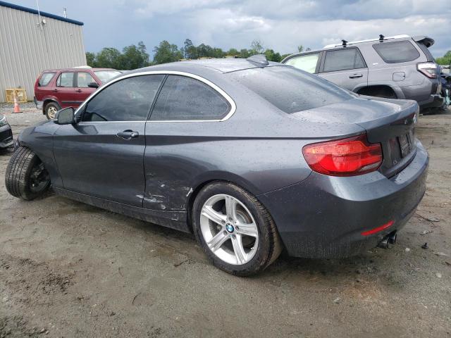 WBA2J1C5XJVD09353 - 2018 BMW 230I GRAY photo 2