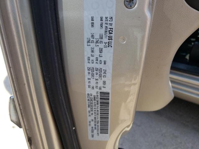 2C4RC1BG1GR156109 - 2016 CHRYSLER TOWN & COU TOURING 米色 照片 13