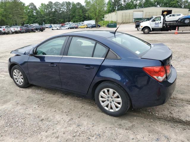 1G1PF5S9XB7160671 - 2011 CHEVROLET CRUZE LT BLUE photo 2