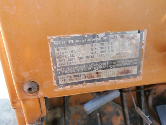 J8F83AH048074 - 1978 JEEP 2-DOOR ORANGE photo 12