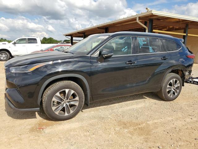 5TDGZRBH3MS530588 - 2021 TOYOTA HIGHLANDER XLE BLACK photo 1