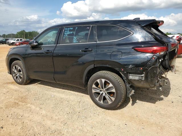 5TDGZRBH3MS530588 - 2021 TOYOTA HIGHLANDER XLE BLACK photo 2