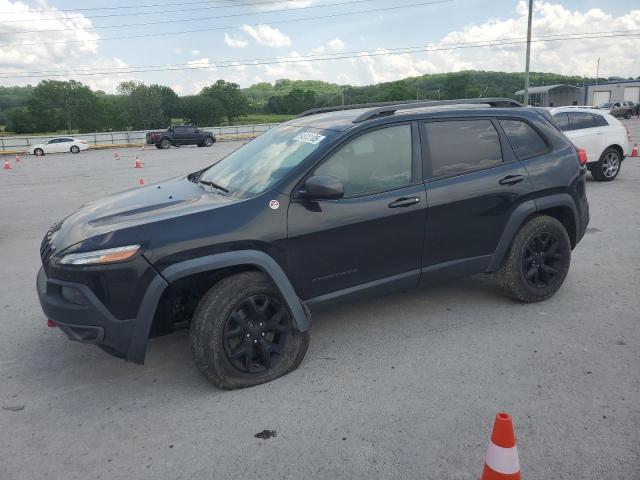 1C4PJMBS7FW577826 - 2015 JEEP CHEROKEE TRAILHAWK BLACK photo 1