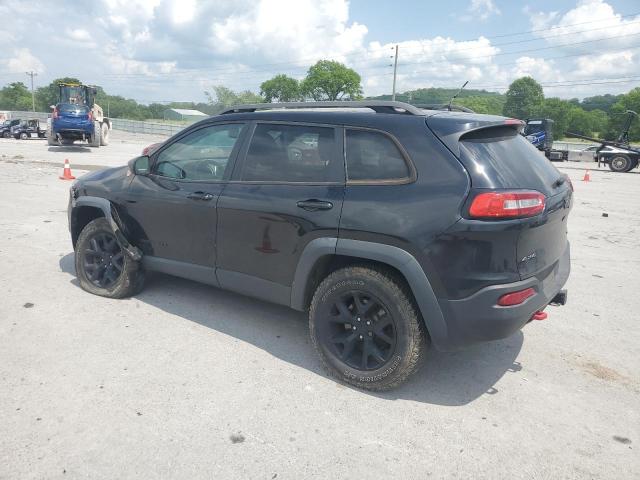 1C4PJMBS7FW577826 - 2015 JEEP CHEROKEE TRAILHAWK BLACK photo 2