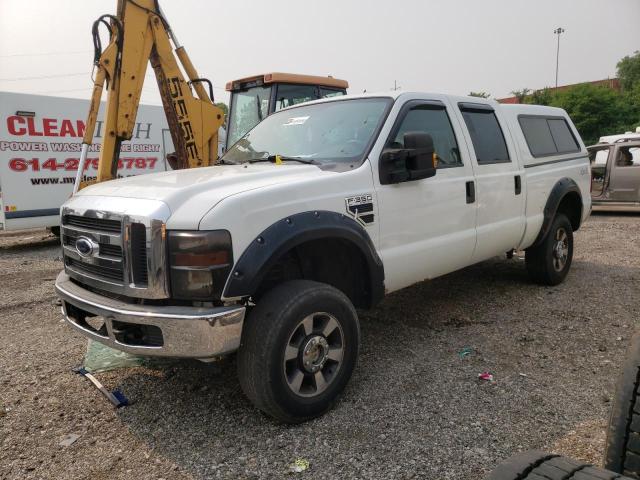 1FTWW31548EE56814 - 2008 FORD F350 SRW SUPER DUTY WHITE photo 1