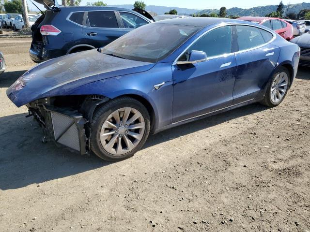 5YJSA1E2XJF300198 - 2018 TESLA MODEL S BLUE photo 1