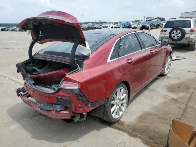 3LN6L2LUXFR627966 - 2015 LINCOLN MKZ HYBRID RED photo 3