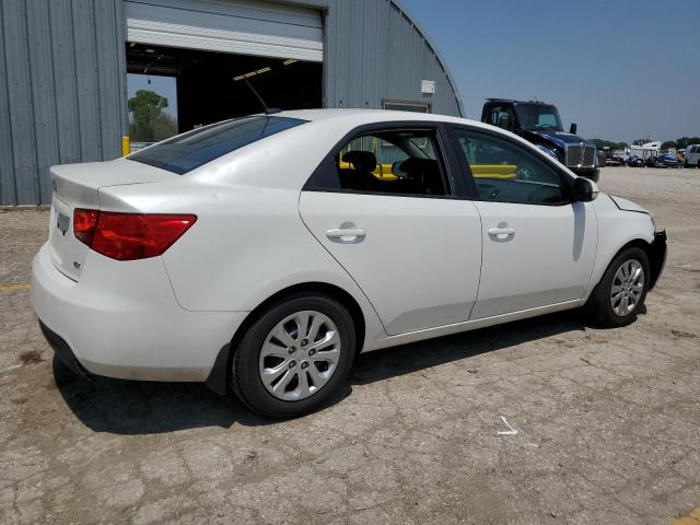 KNAFU4A23C5635501 - 2012 KIA FORTE EX WHITE photo 3