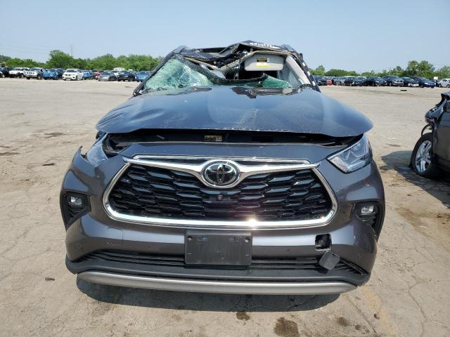 5TDFZRBH3MS094174 - 2021 TOYOTA HIGHLANDER PLATINUM GRAY photo 5