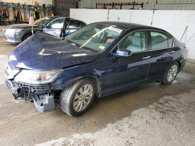 1HGCR2F88FA042092 - 2015 HONDA ACCORD EXL BLUE photo 1