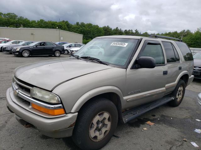 1GNDT13W92K185792 - 2002 CHEVROLET BLAZER TAN photo 1