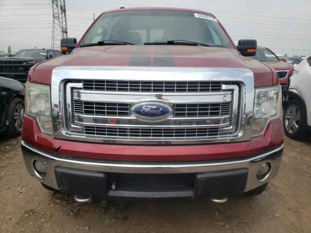 1FTFW1EF3EKE97522 - 2014 FORD F150 SUPERCREW RED photo 5