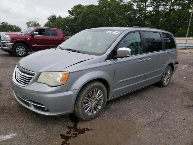 2C4RC1CG1DR806485 - 2013 CHRYSLER TOWN & COU TOURING L SILVER photo 1