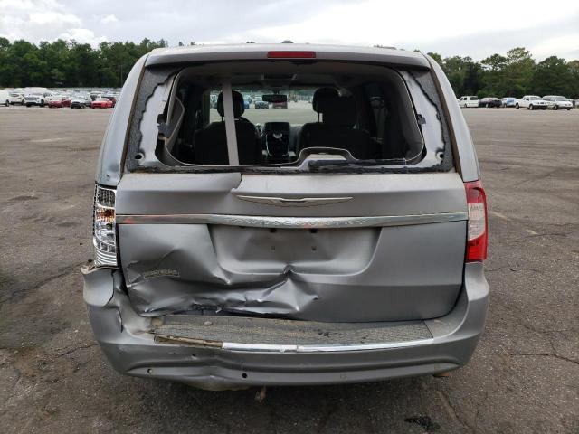 2C4RC1CG1DR806485 - 2013 CHRYSLER TOWN & COU TOURING L SILVER photo 6