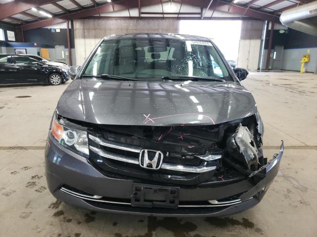 5FNRL5H64EB135625 - 2014 HONDA ODYSSEY EXL GRAY photo 5