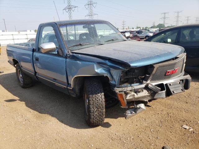 1GTGC24F6NE532475 - 1992 GMC SIERRA C2500 TURQUOISE photo 4