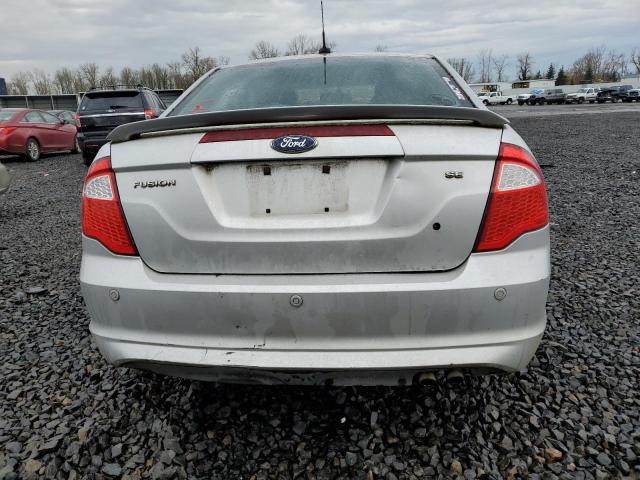 3FAHP0HA2CR440128 - 2012 FORD FUSION SE SILVER photo 6