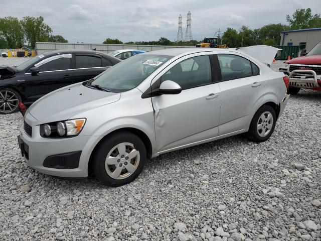 1G1JB5SH2E4163854 - 2014 CHEVROLET SONIC LS SILVER photo 1